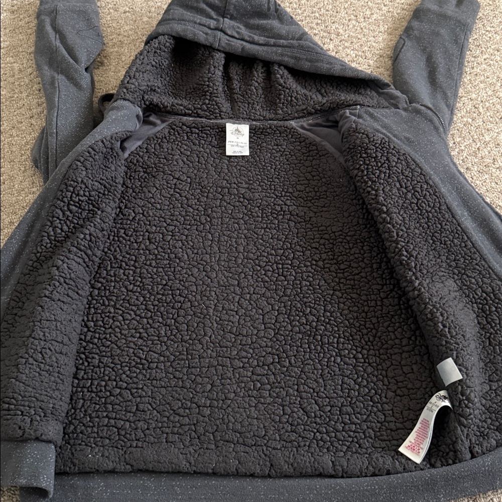 Star Wars Womens Charcoal Full-Zip Fleece Hoodie - Picture 8 of 8
